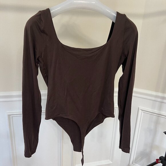 Lululemon long-sleeved brown body suit - Picture 1 of 7